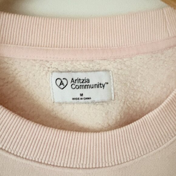 Aritzia Community x Lea Colombo Limited Edition Crewneck Pink Blue Size Medium - Picture 6 of 7